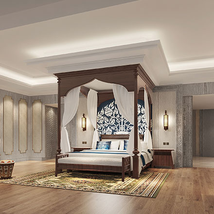 酒店形象设计公司试用生物基材料。