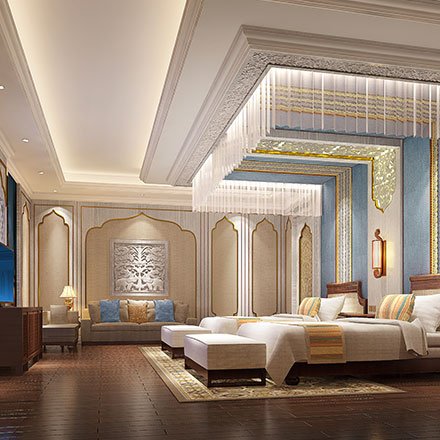 酒店形象设计公司为禅修酒店设计静心标识。