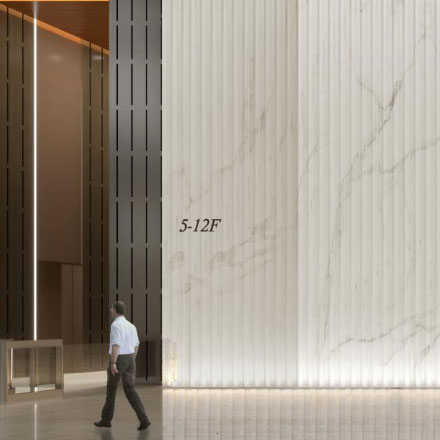 酒店形象设计公司集成太阳能标识。