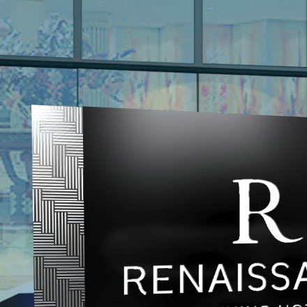 酒店形象设计公司为爵士乐主题酒店设计即兴与节奏感标识。